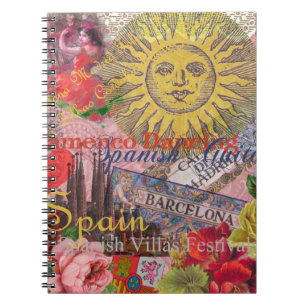 Caderno Espiral Espanha Sunshine - Arte Espanhola