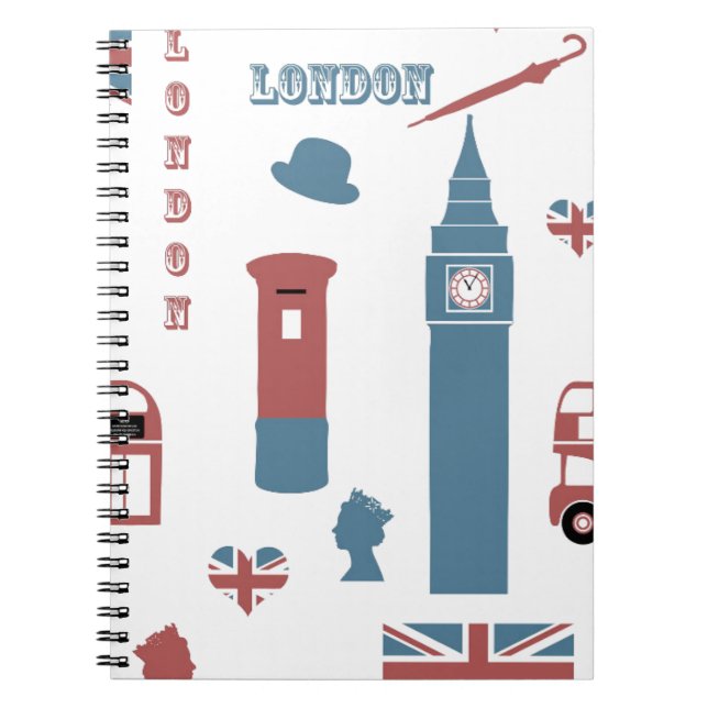 Caderno Espiral Especial de Londres (Frente)
