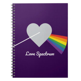 Caderno Espiral Espectro de Amor