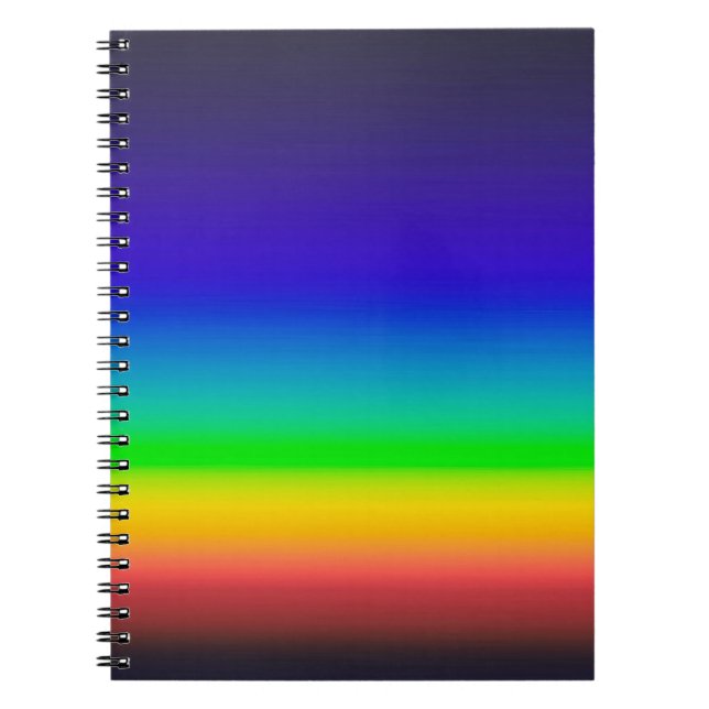 Caderno Espiral Espectro solar verdadeiro (Frente)