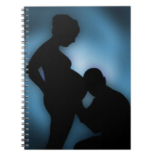 Caderno Espiral esperando o bebê
