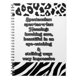 Caderno Espiral Espetacular: ・ de definição tac ・ u lar ・