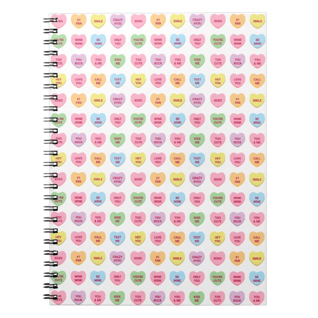 Caderno Espiral Espetáculo de conversas personalizadas e bonitinho (Frente)