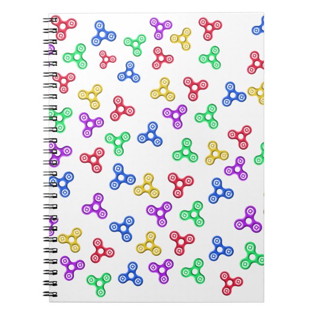 Caderno Espiral Espinadores do Fidget (Frente)