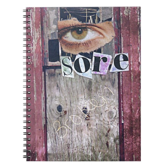Caderno Espiral espinho no olho (Frente)