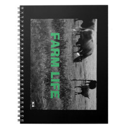 Caderno Espiral Espiral da Família Vaca