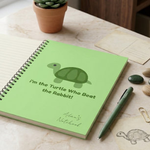 Caderno Espiral Espiral de Motivação de Tartaruga