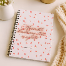 Espiral de Petais Rosa Motivacional