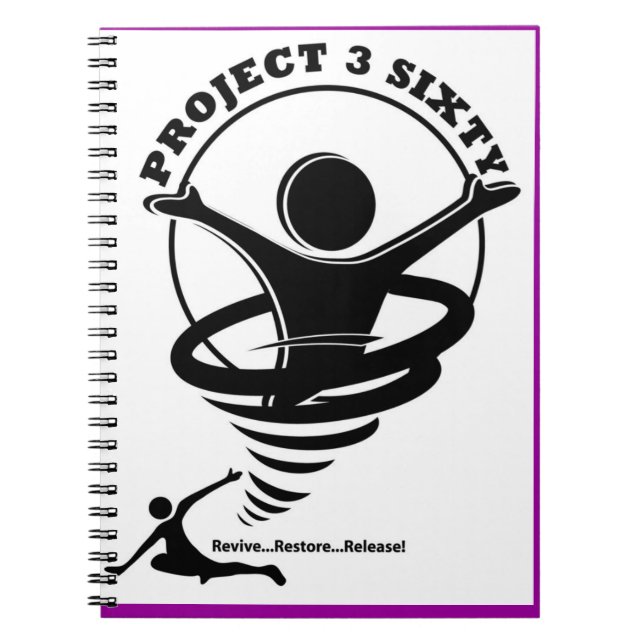 Caderno Espiral Espiral de Project3Sixty - Diário encadernado (Frente)