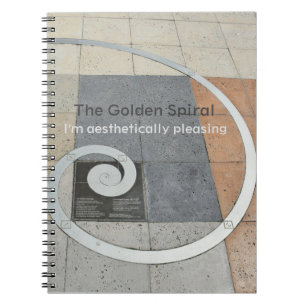 Caderno Espiral Espiral do Ouro Fibonacci