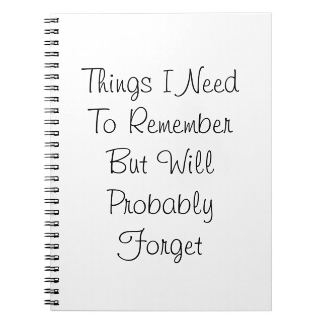 Caderno Espiral Espiral Engraçado do Notebook (Frente)