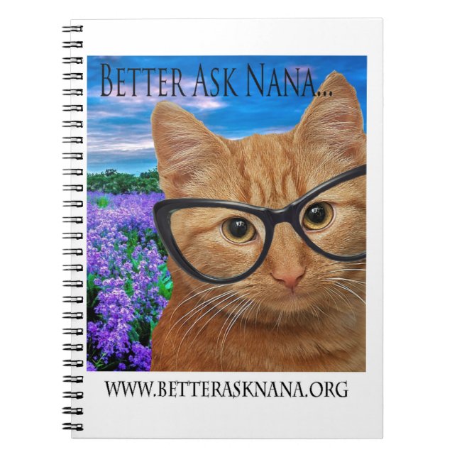 Caderno Espiral espiral notebook melhor perguntar à nana (Frente)