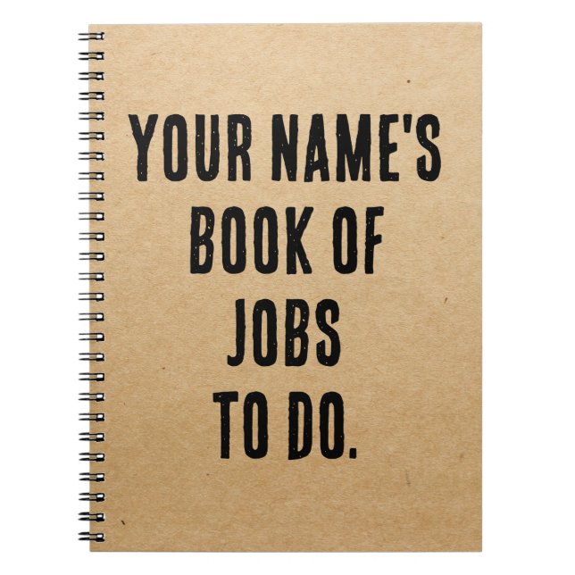 Caderno Espiral Espiral personalizado do nome personalizado do not (Frente)