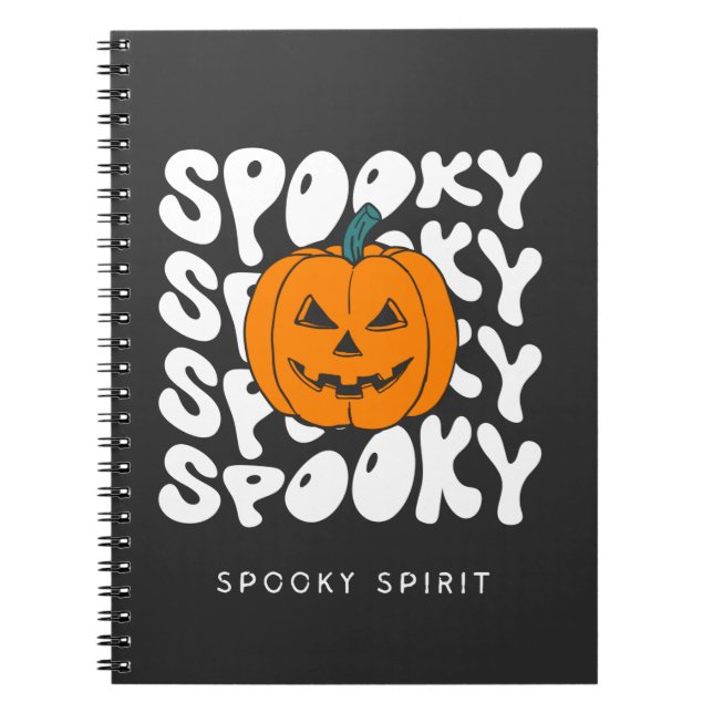 Caderno Espiral Espírito Spooky (Frente)