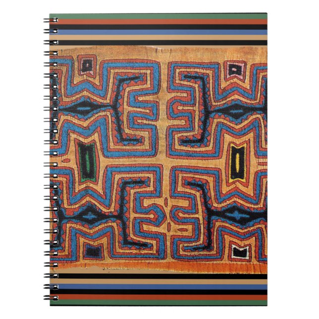 Caderno Espiral Espíritos da Canoa Indiana (Frente)