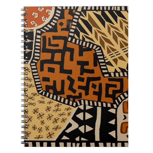 Caderno Espiral Espíritos da Terra do Xamã Africano (Frente)