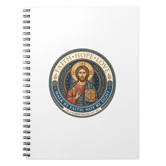 Caderno Espiral Espiritualidade Contemplativa Monástica de Jesus G (Frente)