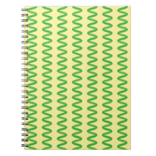 Caderno Espiral Espirulina espantosa