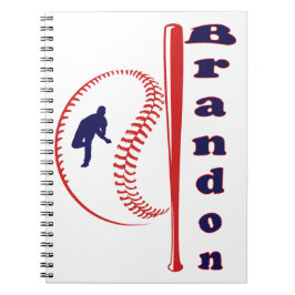 Caderno Espiral Esporte All-Star com Baseball