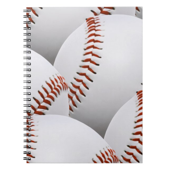 Caderno Espiral Esporte Baseball de volta à escola (Frente)