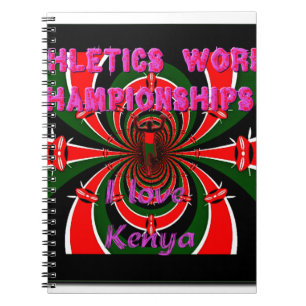 Caderno Espiral Esporte Internacional do Quênia