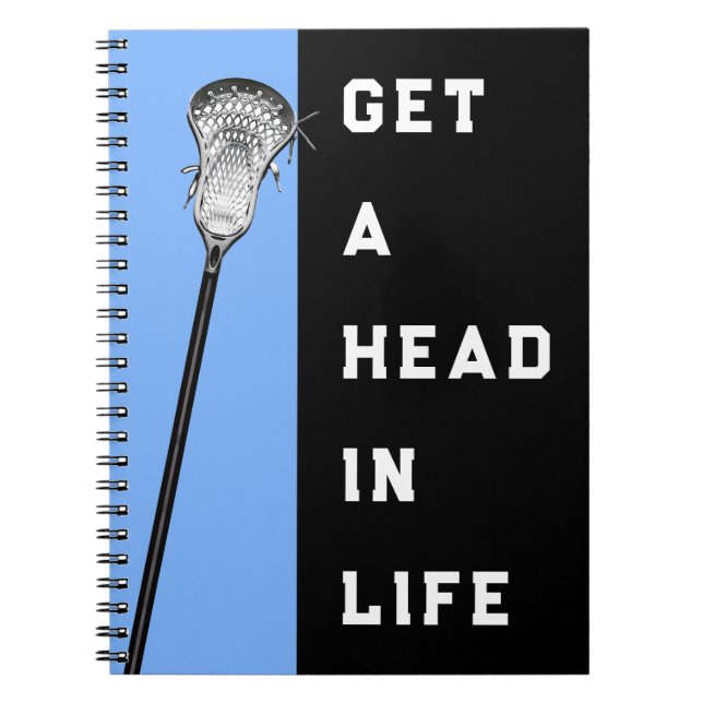 Caderno Espiral Esportes de Lacrosse (Frente)