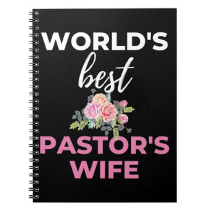 Caderno Espiral Esposa do Melhor Pastor do Mundo