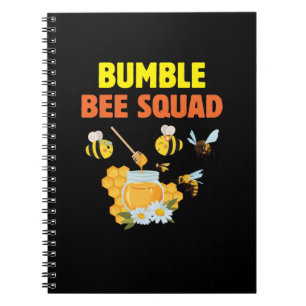 Caderno Espiral Esquadrão 2 da Beekeeper Art Bumble Bee