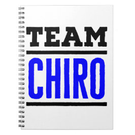 Caderno Espiral Esquadrão Chiropractor Chiropractic do Team