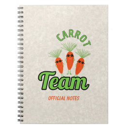 Caderno Espiral Esquadrão da Cenoura Legal