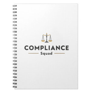Caderno Espiral Esquadrão de Conformidade - Diário de Escritório P