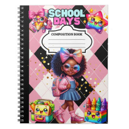 Caderno Espiral Esquadrão de Disparo dos Dias Escolares