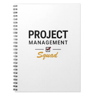Caderno Espiral Esquadrão de Gerenciamento de Projetos