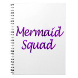 Caderno Espiral Esquadrão de sereia (centralizado)
