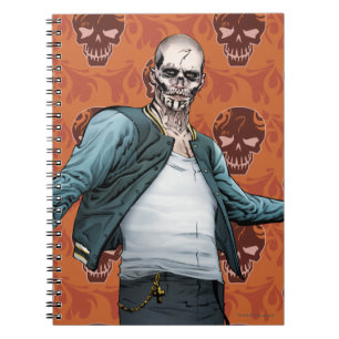 Caderno Espiral Esquadrão Suicida   El Diablo Comic Book Art