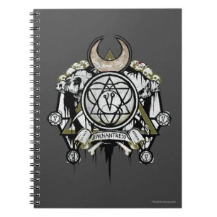 Caderno Espiral Esquadrão Suicida   Enchantress Símbolos Tatuage