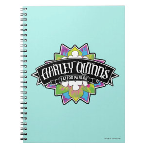 Caderno Espiral Esquadrão Suicida   Harley Quinn's Tattoo Parlor 