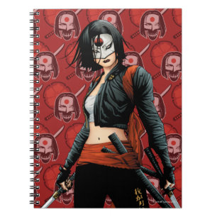 Caderno Espiral Esquadrão Suicida   Katana Quic Book Art