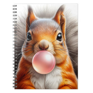 Caderno Espiral Esquadrão Vermelho Adorável Soprando Espiral De Go