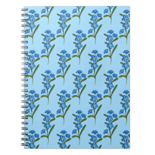 Caderno Espiral Esquece-me de não utilizar o padrão azul do notebo