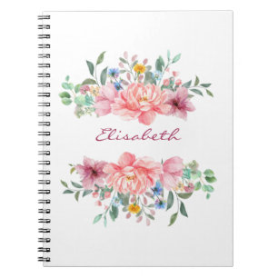 Caderno Espiral Esquema da Flor