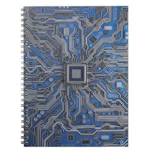 Caderno Espiral Esquema Detalhado da Placa-Mãe Circuito Eletrônico