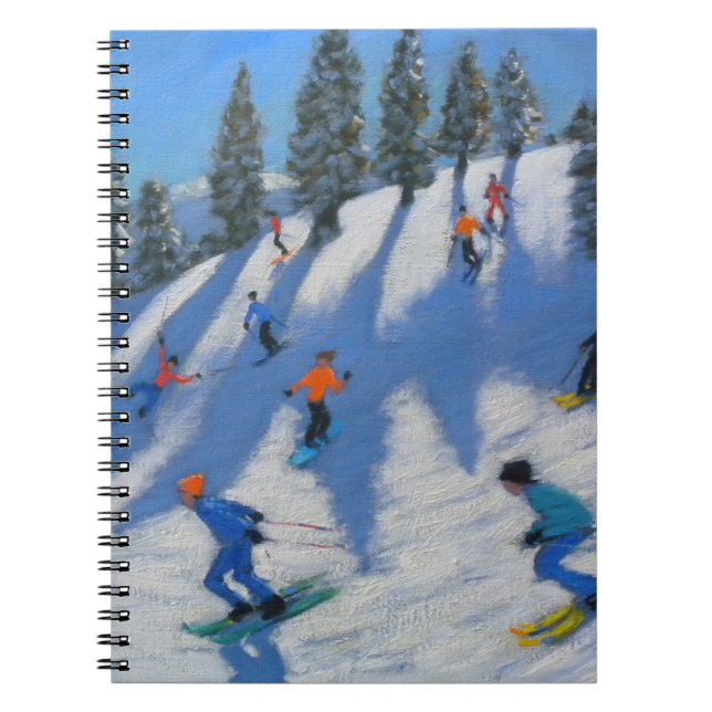 Caderno Espiral Esquiadores Lofer 2010 (Frente)