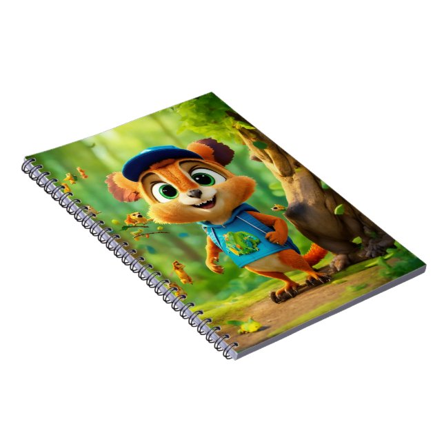 Caderno Espiral Esquilo (Lado Direito)