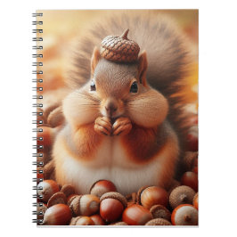Caderno Espiral Esquilo Fluffy