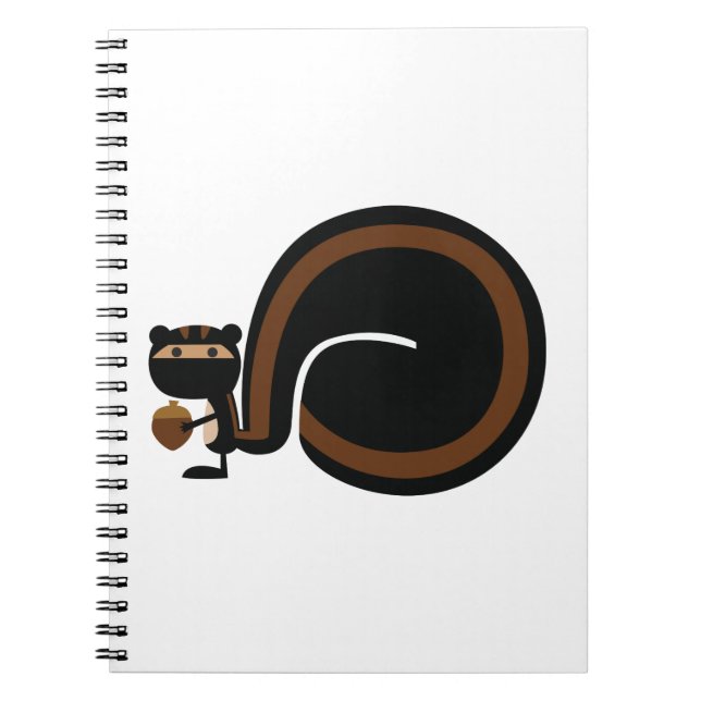 Caderno Espiral Esquilo Ninja (Frente)