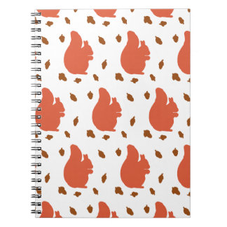 Caderno Espiral Esquilo Vermelho