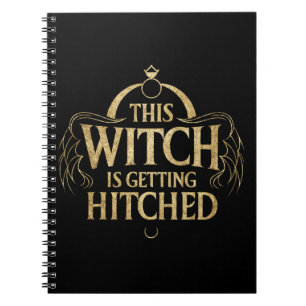 Caderno Espiral Esta Bruxa Está Casando Noiva de Casamento de Hall
