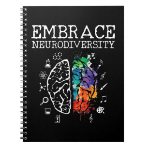 Caderno Espiral esta camisa legal da neurodiversidade é perfeita