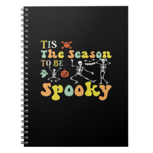 Caderno Espiral Esta É A Época De Um Esqueletons De Dança Engraçad
